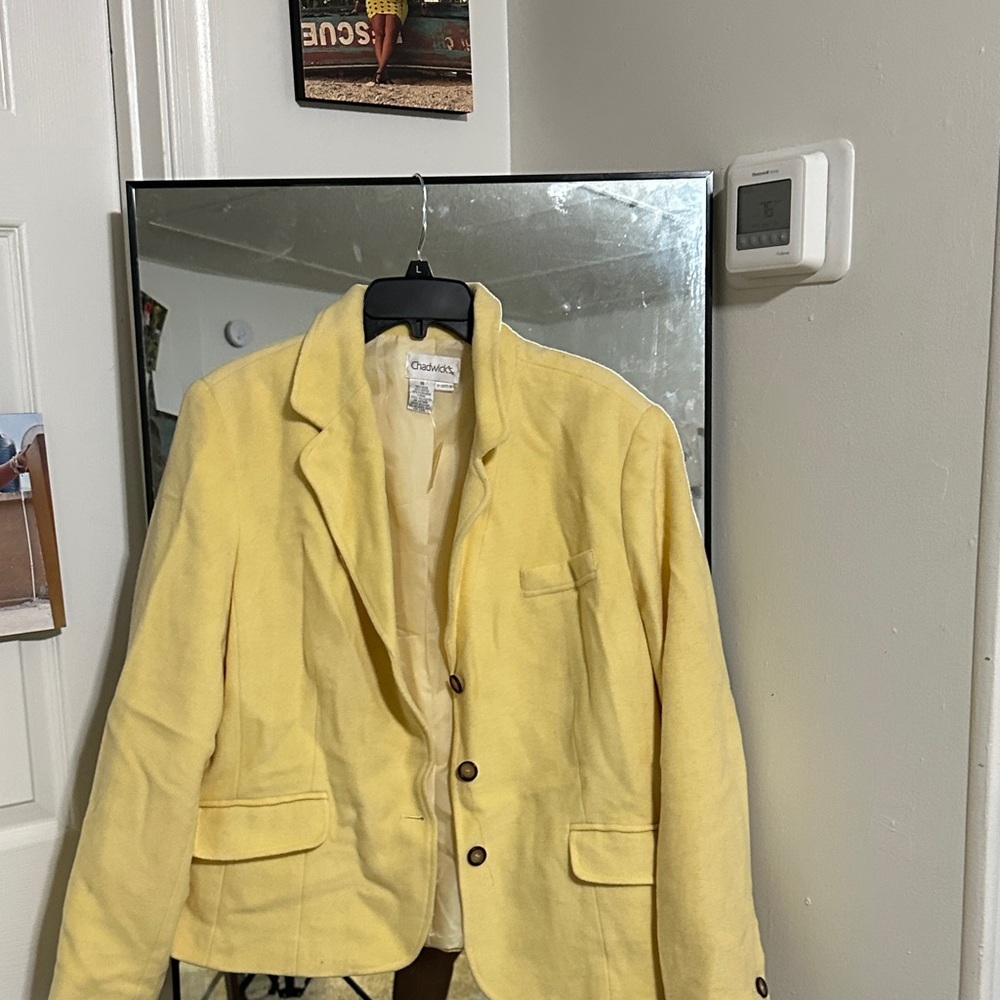 Chadwicks Cream Wool Blend Jacket